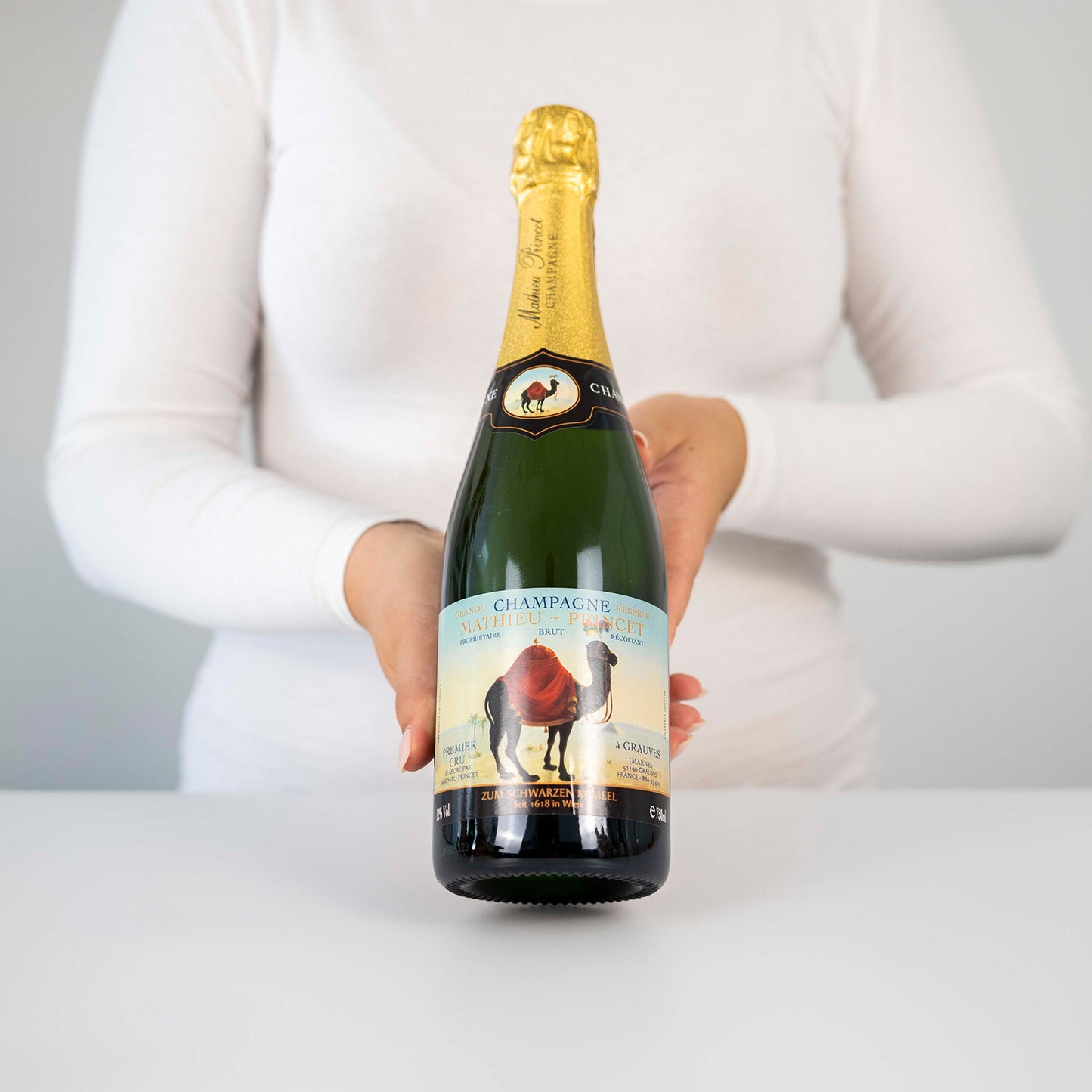 CHAMPAGNER MATHIEU PRINCET - Selektion Schwarzes Kameel 0,75l
