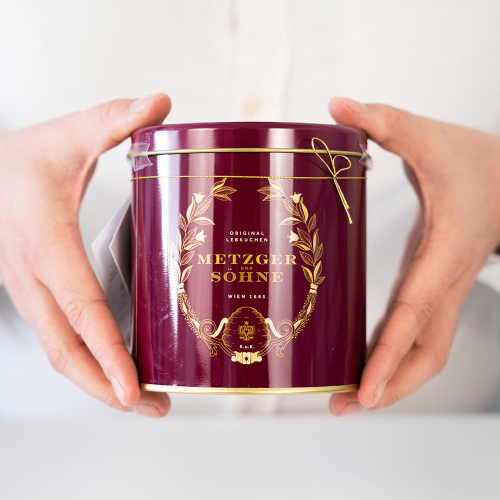Feinste Lebkuchenvariation in edler Geschenkdose (3 Farben), 250g