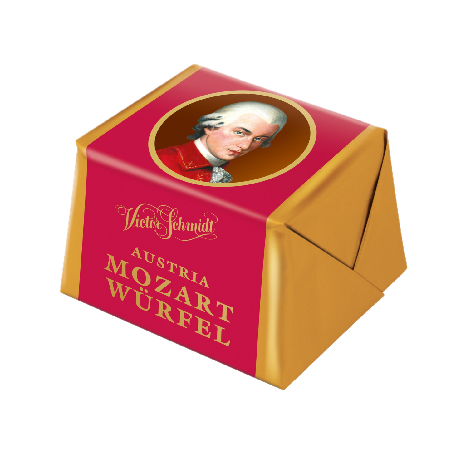Victor Schmidt Mozartwürfel 9 Stück mit Marzipan und Nougat