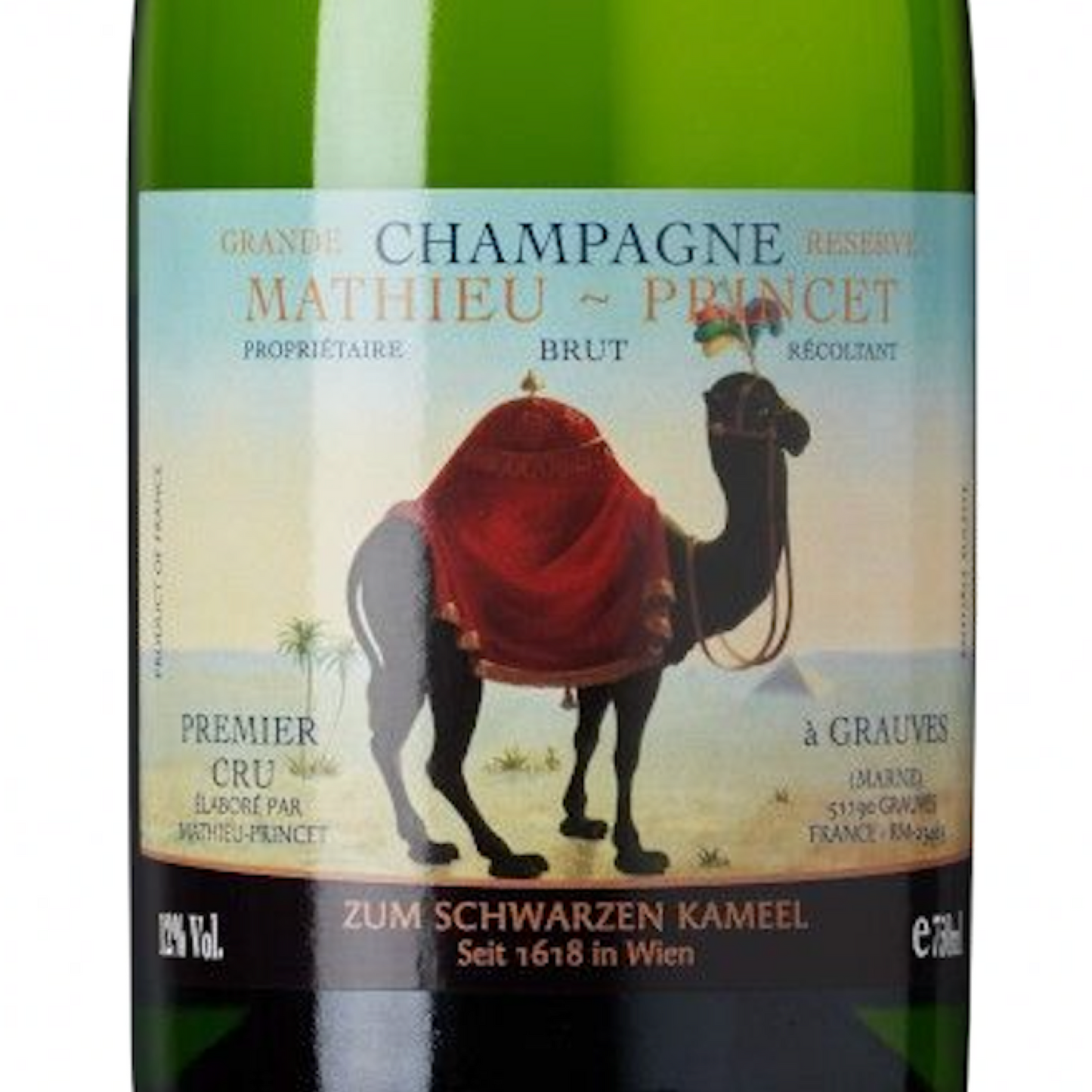 CHAMPAGNER MATHIEU PRINCET - Selektion Schwarzes Kameel 0,75l