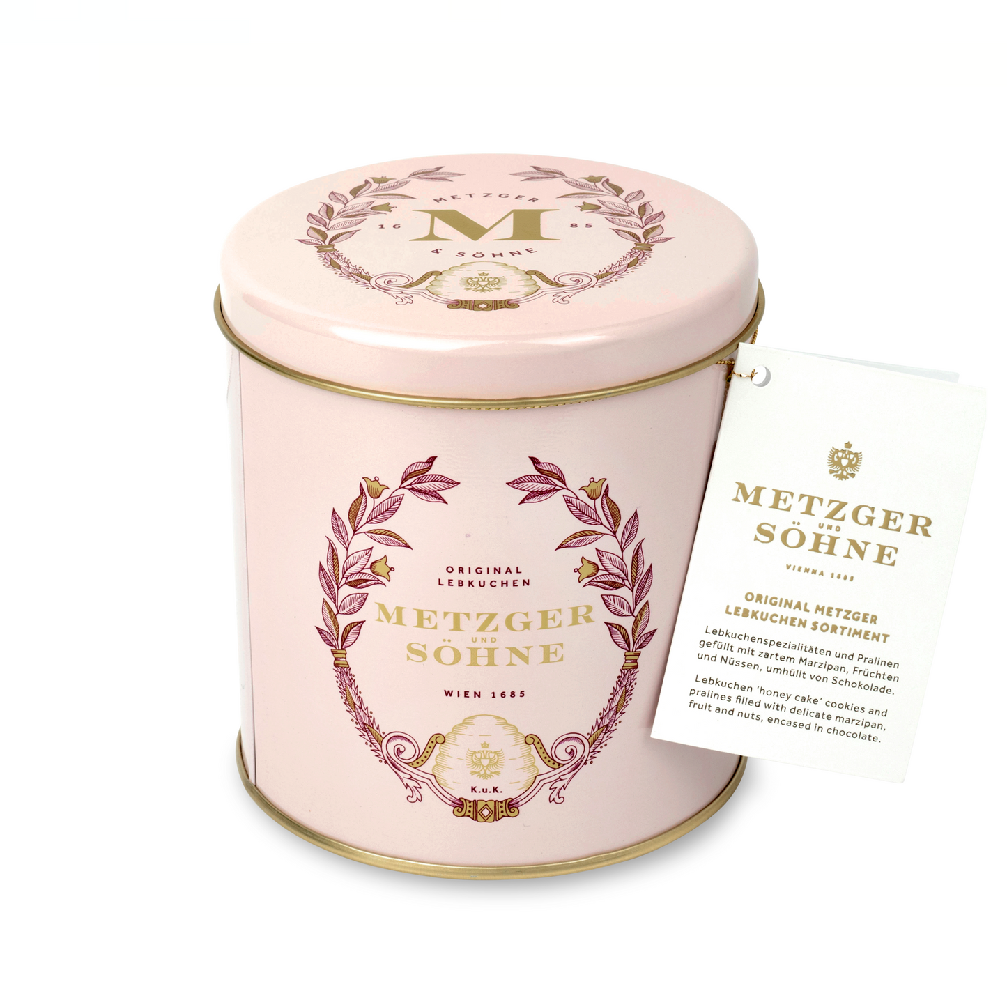 Feinste Lebkuchenvariation in edler Geschenkdose (3 Farben), 250g