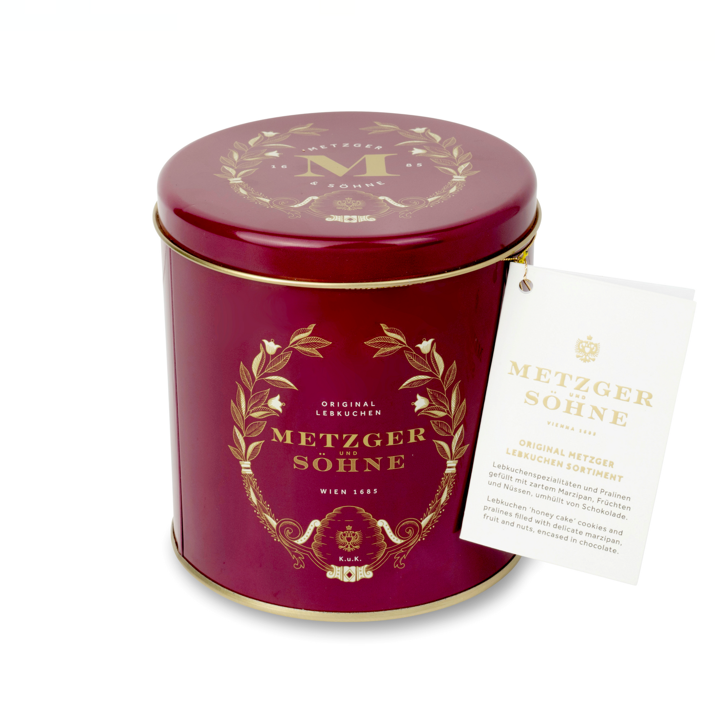 Feinste Lebkuchenvariation in edler Geschenkdose (3 Farben), 250g