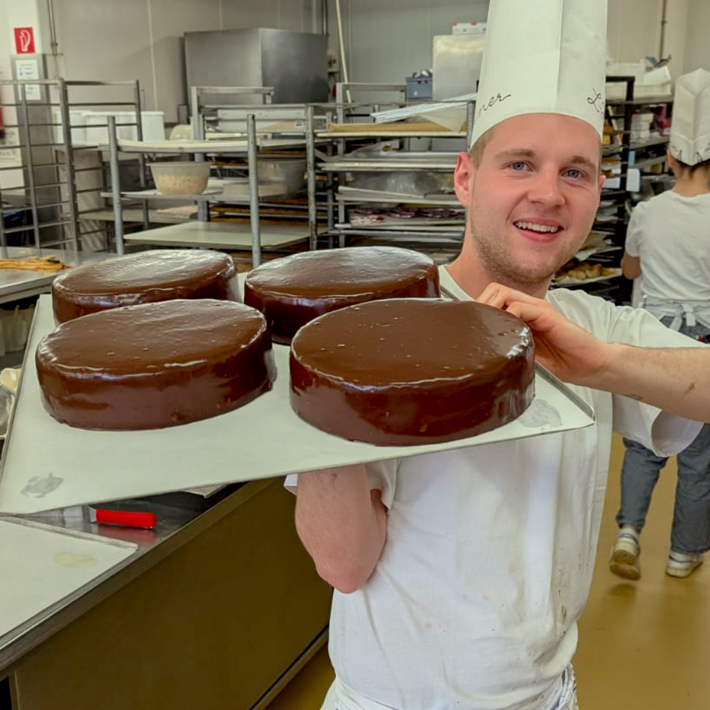 WIENER SACHERTORTE Piccolo im traditionellen Holzkisterl