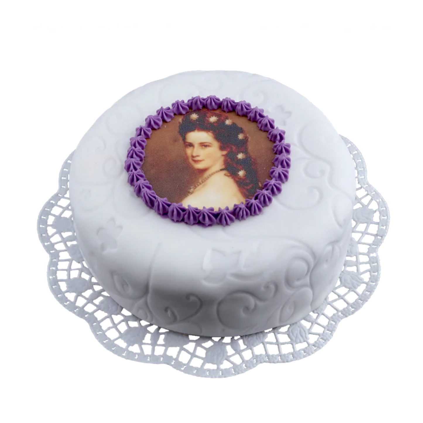 Gerstners Sisi Torte mit Cassis-Marzipan und Massa Ticino 450g - in exklusiver Golddose