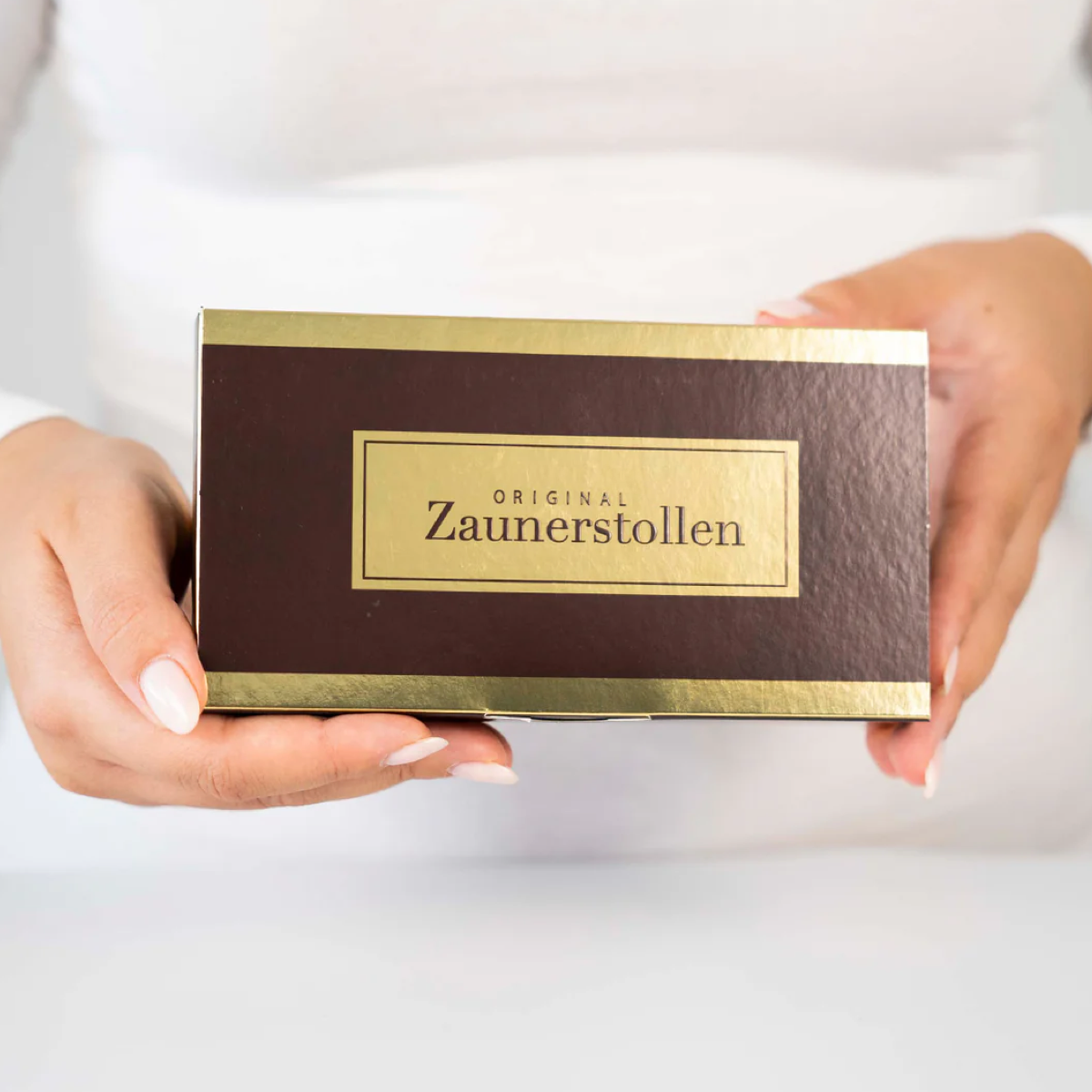 ORIGINAL ZAUNERSTOLLEN 145g überzogen mit Zartbitterschokolade