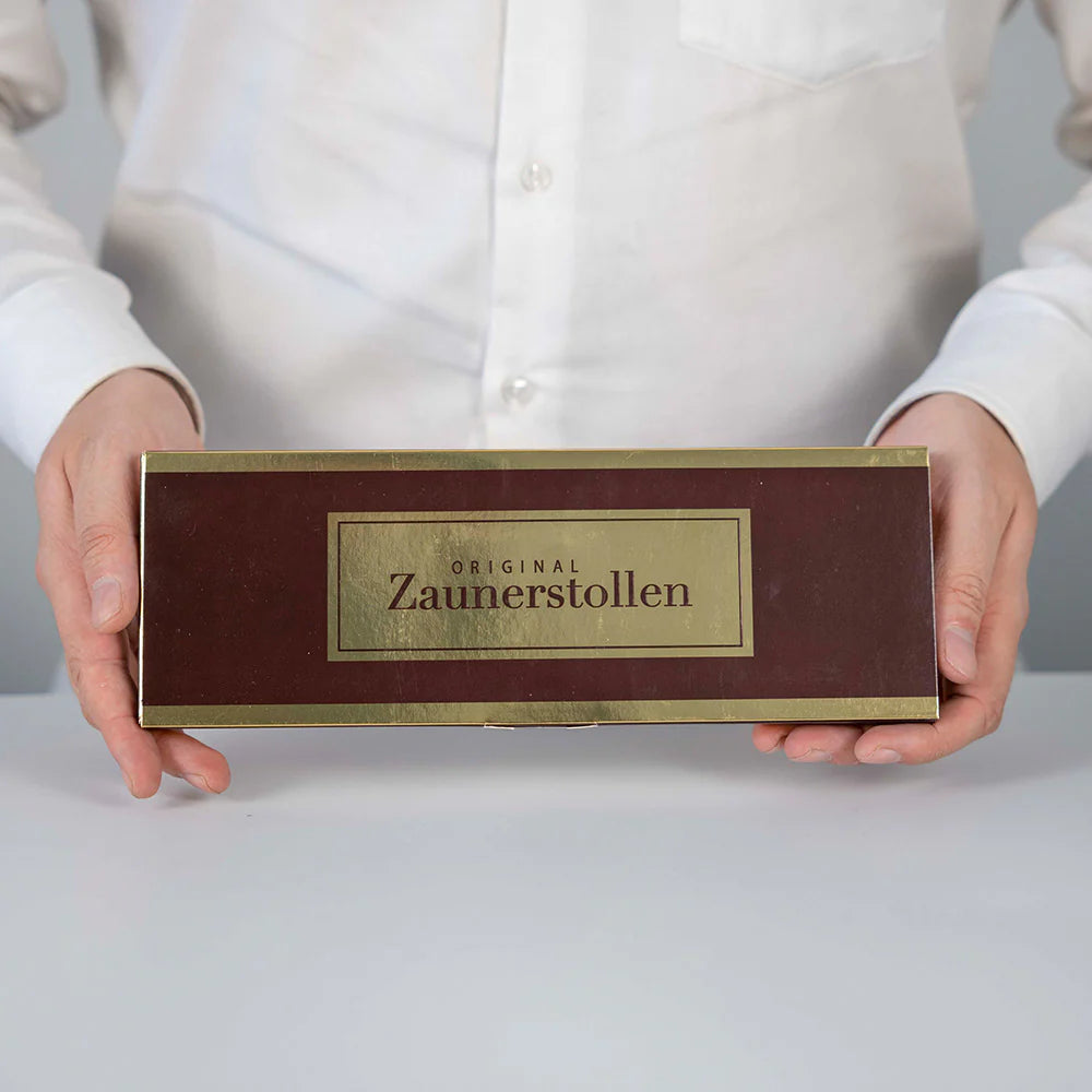 ORIGINAL ZAUNERSTOLLEN 520g überzogen mit Milchschokolade