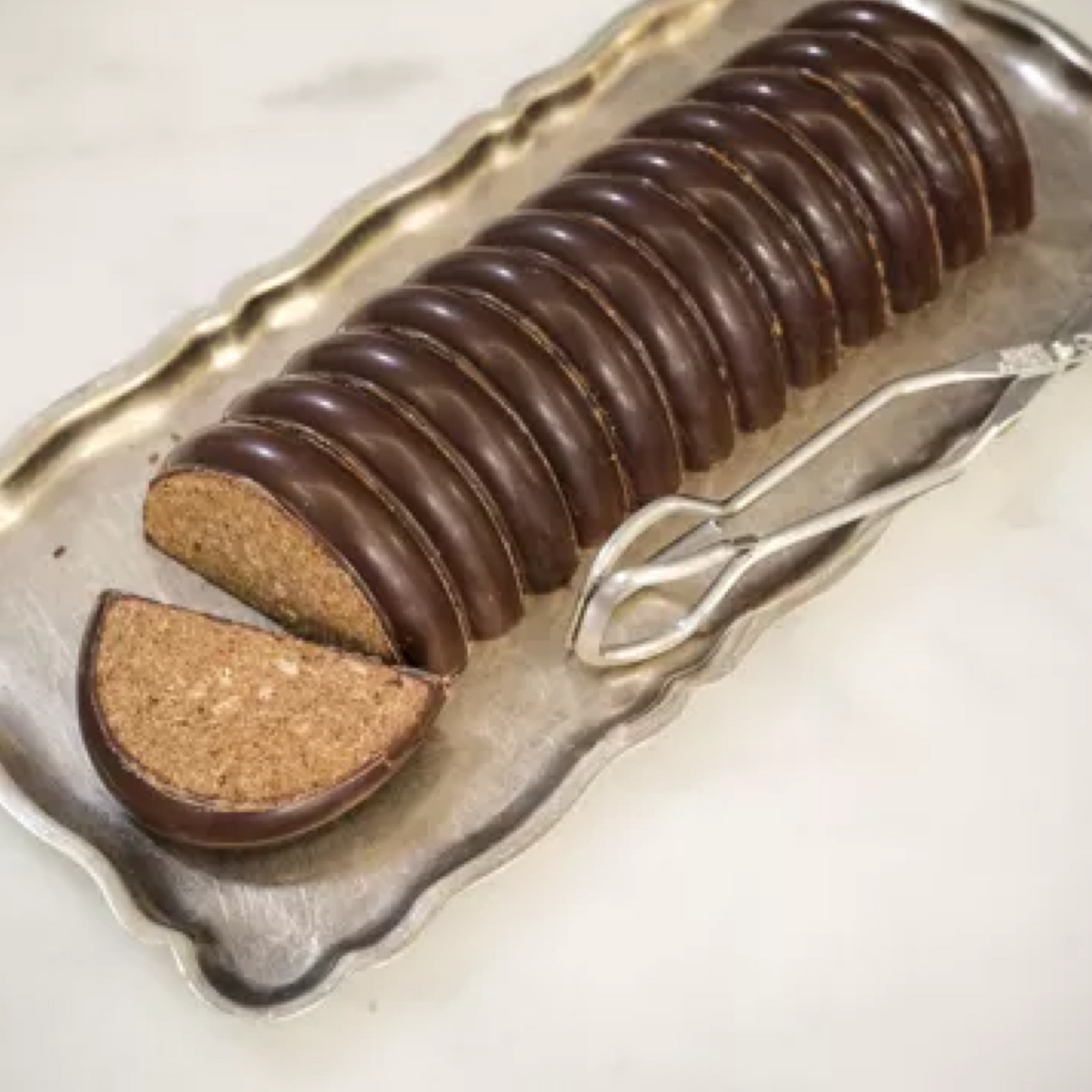 ORIGINAL ZAUNERSTOLLEN 520g überzogen mit Zartbitterschokolade
