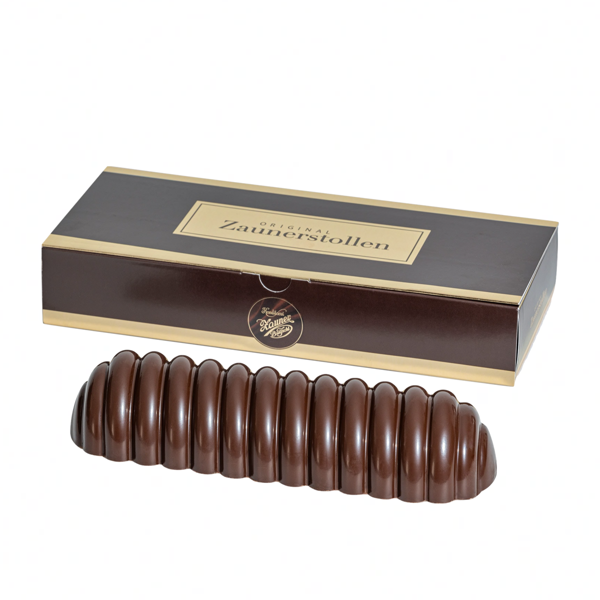 ORIGINAL ZAUNERSTOLLEN 520g überzogen mit Zartbitterschokolade