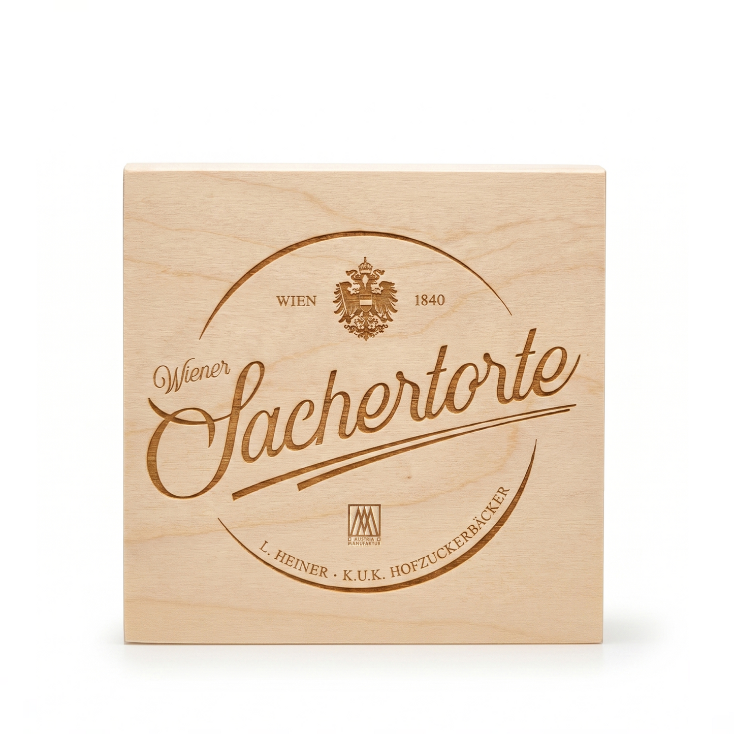 Wiener Sachertorte Piccolo - im exklusiven Holzkisterl