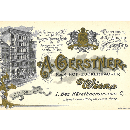 Linzer Torte · in geprägter Golddose