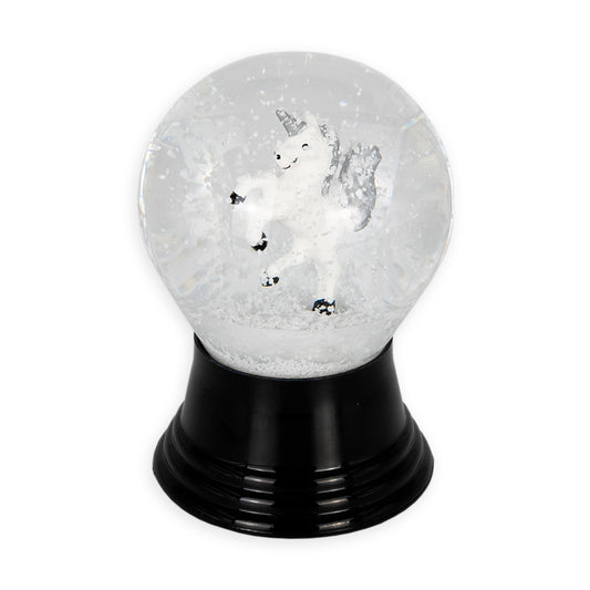 ORIGINAL SCHNEEKUGEL Einhorn - limitiert 80mm