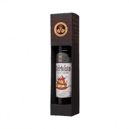 CHILI LIKÖR MEPHISTO im edlen Geschenkkarton 56% vol 0,5l