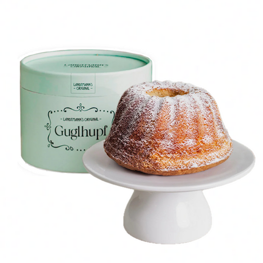 ORIGINAL GUGLHUPF Piccolo 380g im runden Geschenkkarton
