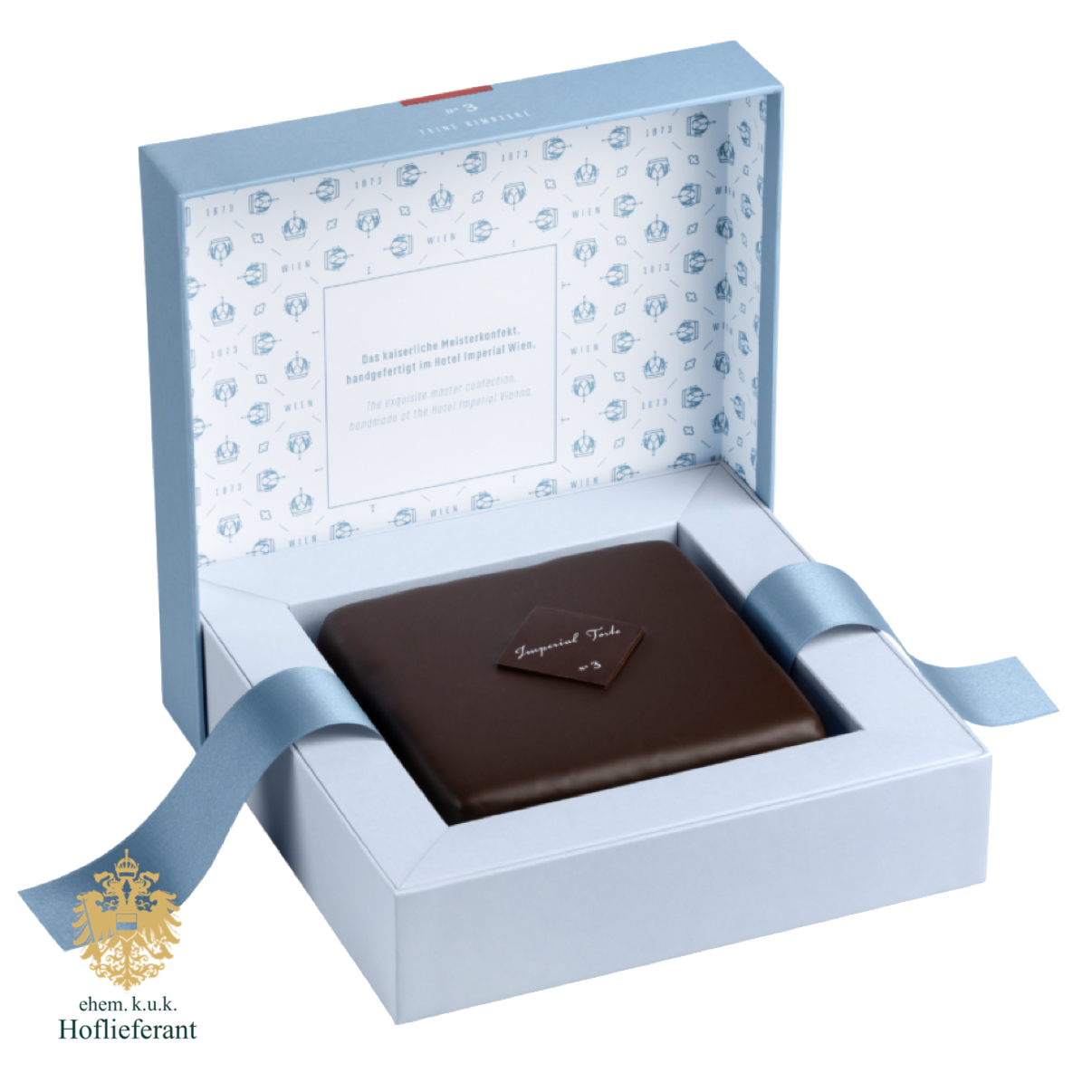 N° 3 IMPERIAL TORTE Himbeer in Geschenkbox - Queen 500g