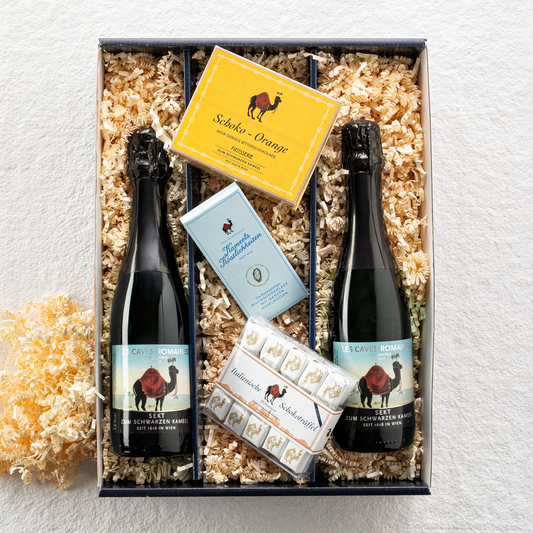 GESCHENKBOX Sekt & Süßes
