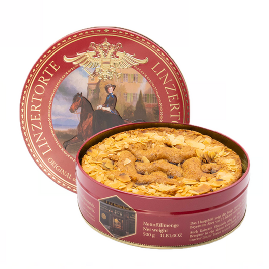 ORIGINAL LINZERTORTE in Traditionsdose