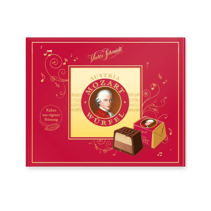Victor Schmidt Mozartwürfel 9 Stück mit Marzipan und Nougat