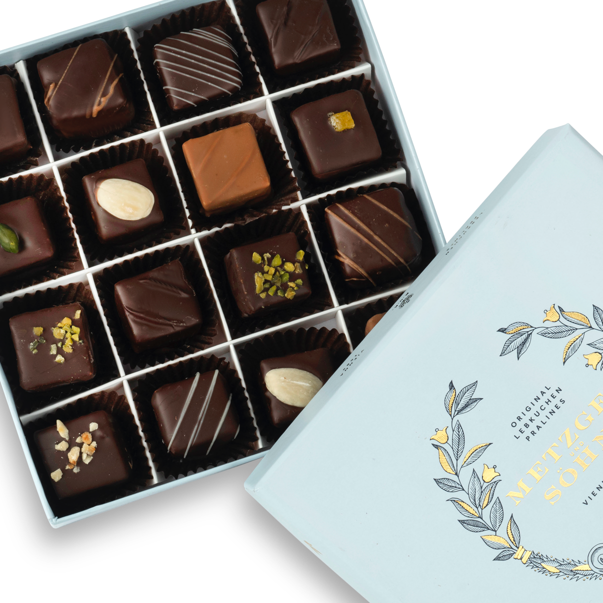 Piccola Geschenkbox mit 16 Lebkuchen Pralinen 225g – Austria Manufaktur Piccola Geschenkbox mit 16 Lebkuchen Pralinen 225g – Austria Manufaktur