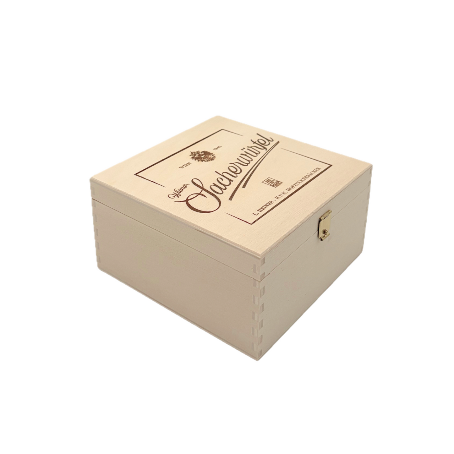 Wiener Sacherwürfel - im limitierten Holzkisterl (4 Stück, 350g)