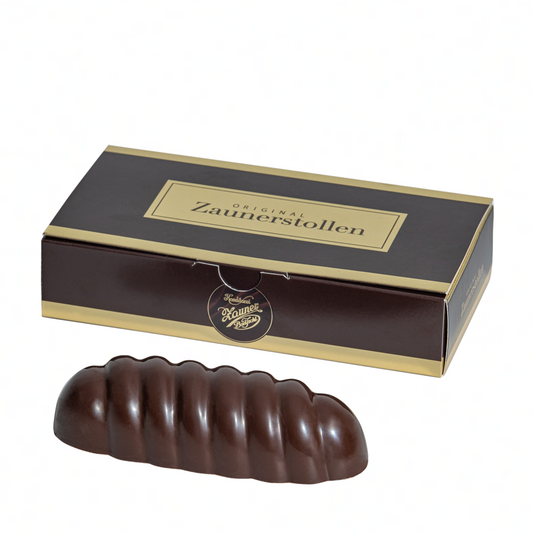 ORIGINAL ZAUNERSTOLLEN 145g überzogen mit Zartbitterschokolade