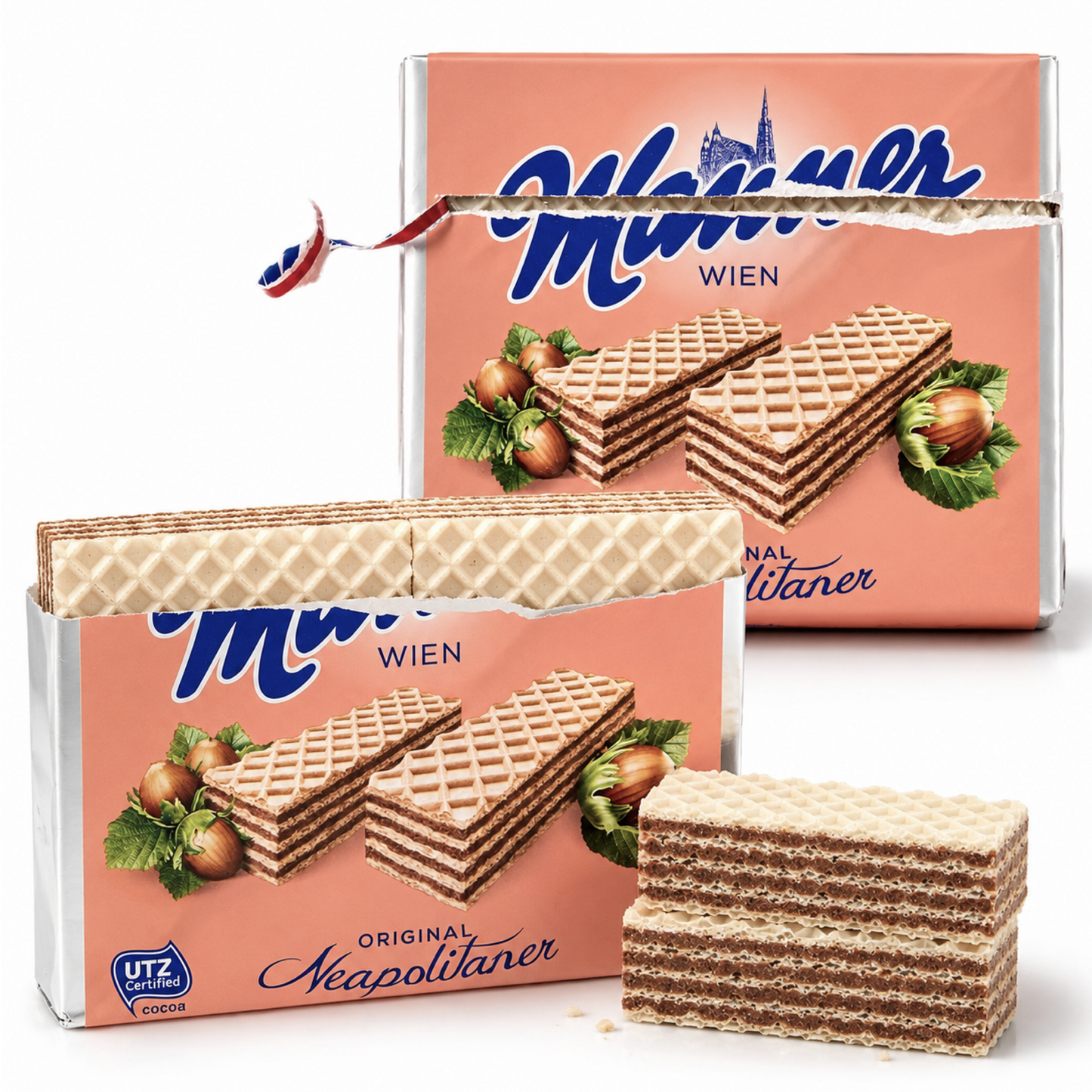 Manner Metalldose im ikonischen Design – mit zwei Packungen