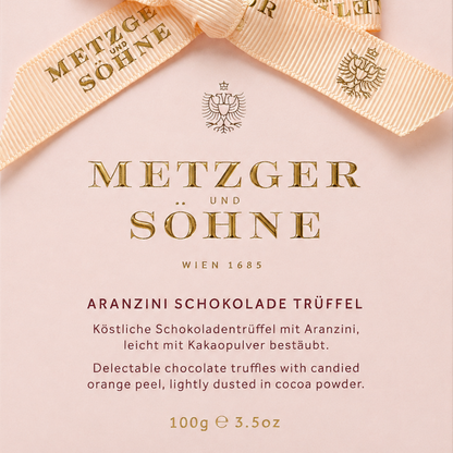 Orangen Schokolade Trüffel (Aranzini)