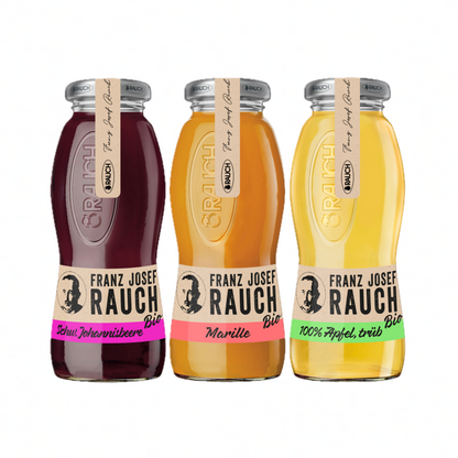 RAUCH BIO-TRIO 100% Fruchtgenuss pur im Traditionsflascherl 3x0,2l