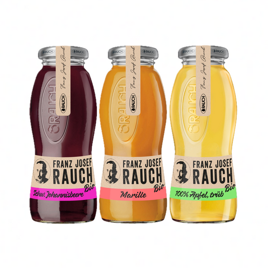 RAUCH BIO-TRIO 100% Fruchtgenuss pur im Traditionsflascherl 3x0,2l